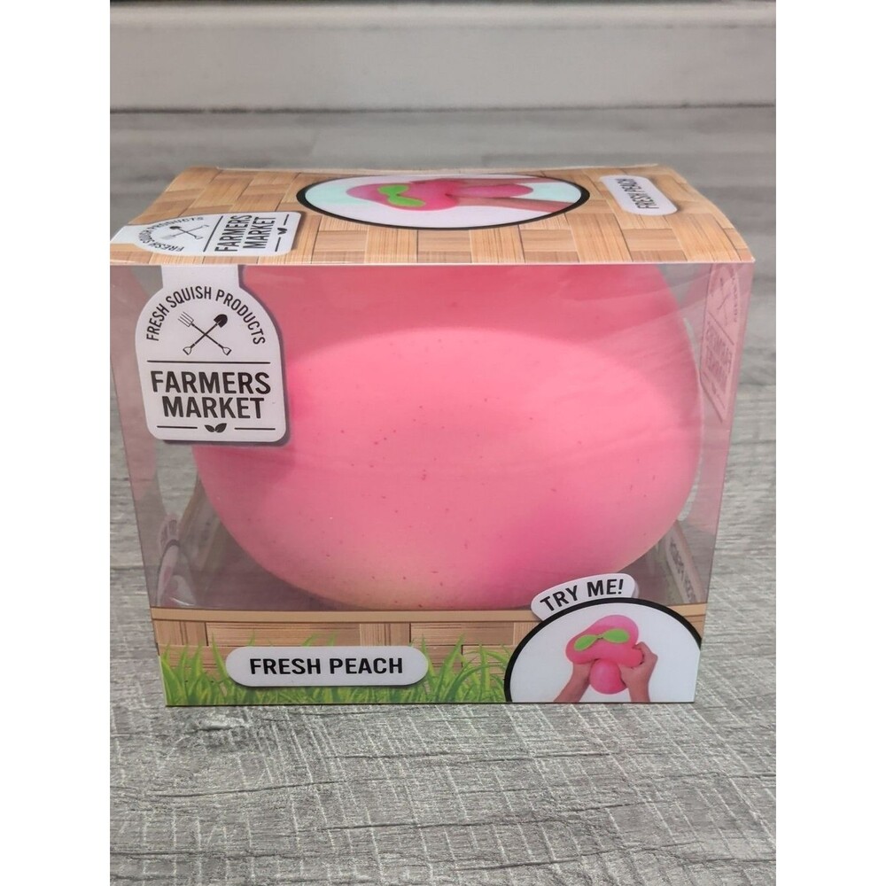 Sunny Days Squeezy Peach Jumbo Squishy Viral Sensory Fidget Stress Toy NEW